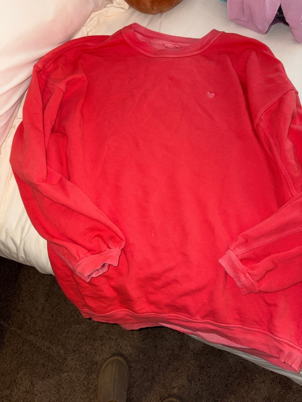 aerie Pink Crewneck Sweatshirt